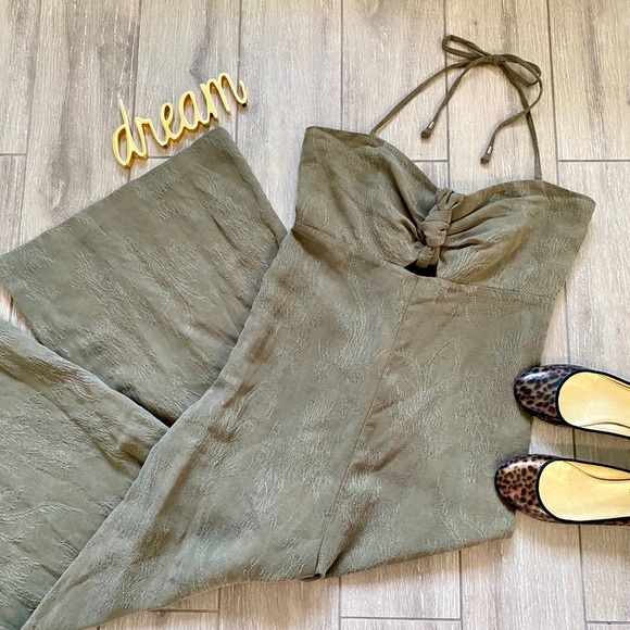 Anthropologie Pants - Anthropologie Elevenses Tropicale Jumpsuit Halter